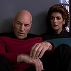Marina Sirtis and Patrick Stewart in Star Trek: The Next Generation (1987)