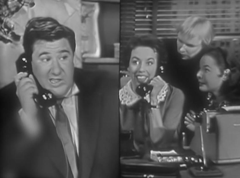 Carol Burnett, Buddy Hackett, Jane Connell, and Patricia Hammerlee in Stanley (1956)