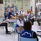 Mariana Tosca, America Ferrera, Ben Feldman, Colton Dunn, Kaliko Kauahi, Johnny Pemberton, Nichole Sakura, David Ferguson, Nico Santos, Jon Miyahara, and Selisha Shertick in Superstore (2015)