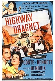 Joan Bennett, Richard Conte, and Wanda Hendrix in Highway Dragnet (1954)