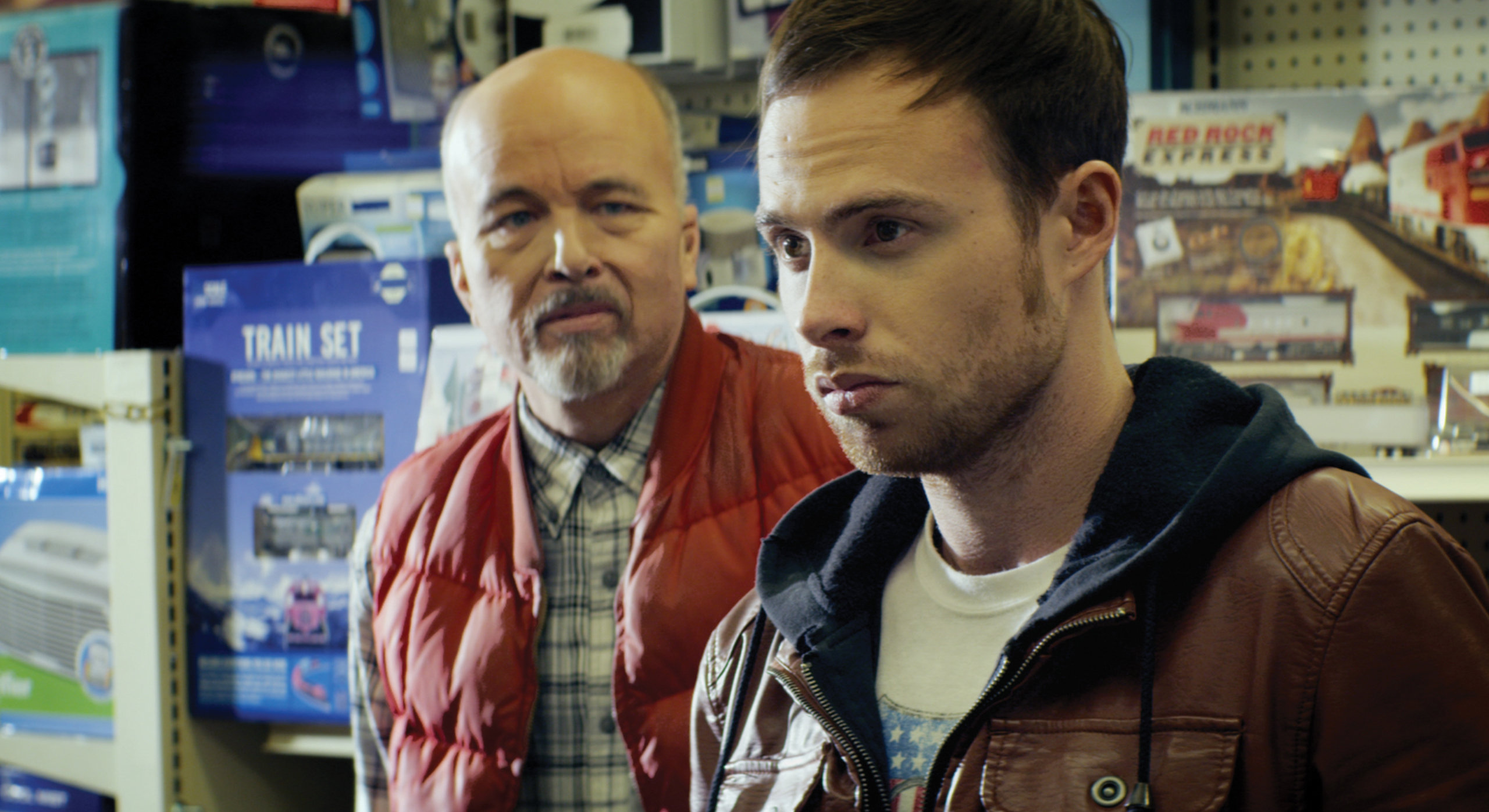 Still of Jordon Hodges and Clint Howard in Sand Castles (2014)