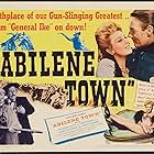 Randolph Scott, Edgar Buchanan, Ann Dvorak, and Rhonda Fleming in Abilene Town (1946)