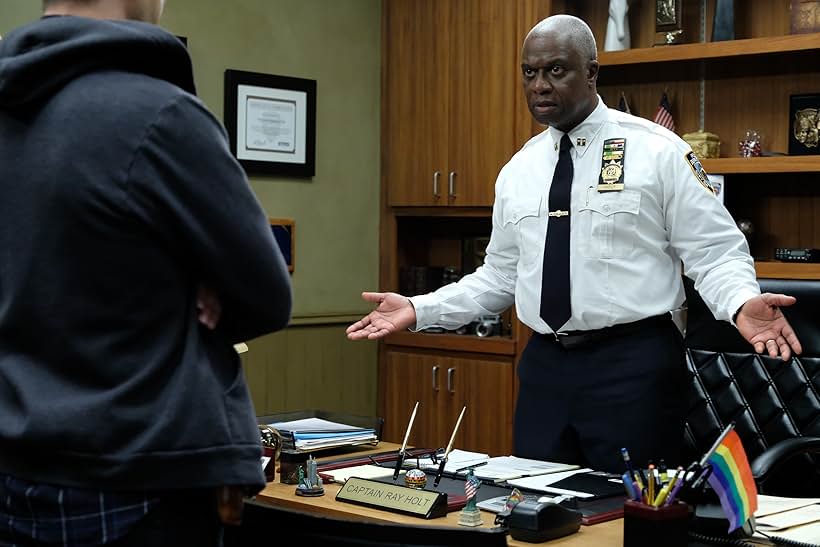 Andre Braugher and Andy Samberg in Brooklyn Nine-Nine (2013)