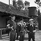 Ken Berry, Larry Storch, and Forrest Tucker in F Troop (1965)