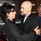 Shlomi Elkabetz and Dikla at an event for Black Notebooks: Viviane (2021)