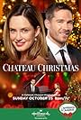 Luke Macfarlane and Merritt Patterson in Chateau Christmas (2020)