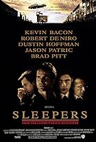 Brad Pitt, Robert De Niro, Dustin Hoffman, and Jason Patric in Sleepers (1996)