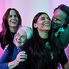 Walton Goggins, Elizabeth Reaser, Lois Smith, and Eva De Dominici at an event for The Uninvited (2024)