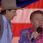 Roy Clark and Tom Lester in Gordy (1994)