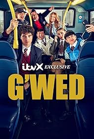 Gemma Barraclough, Dylan Thomas Smith, Max Ainsworth, Amber Harrison, Jake Kenny-Byrne, Dominic Murphy, and Zak Douglas in G'wed (2024)