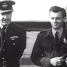 Dirk Bogarde and Ian Hunter in Raiders in the Sky (1953)