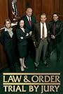 Fred Thompson, Bebe Neuwirth, Jerry Orbach, Kirk Acevedo, and Amy Carlson in Law & Order: Trial by Jury (2005)