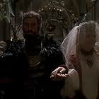 Nigel Green and Ingrid Pitt in Countess Dracula (1971)