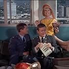 Barbara Eden, Larry Hagman, and Bill Daily in I Dream of Jeannie (1965)