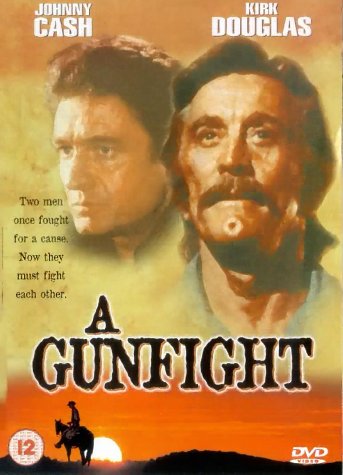 Kirk Douglas and Johnny Cash in A Gunfight (1971)