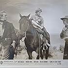 Kirk Douglas, Walter Brennan, and Virginia Mayo in Along the Great Divide (1951)