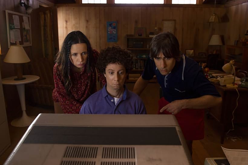 Janeane Garofalo, Jason Schwartzman, and Kevin Sussman in Wet Hot American Summer: First Day of Camp (2015)