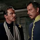 Lee Marvin and Richard Carlson in Seminole (1953)