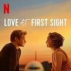 Haley Lu Richardson and Ben Hardy in Love at First Sight (2023)