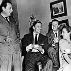 Kirk Douglas, Van Heflin, Barbara Stanwyck, and Lewis Milestone in The Strange Love of Martha Ivers (1946)