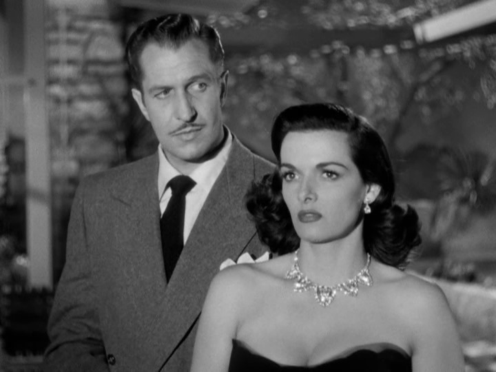 Jane Russell and Vincent Price in The Las Vegas Story (1952)