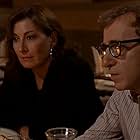 Woody Allen and Anjelica Huston in Manhattan Murder Mystery (1993)