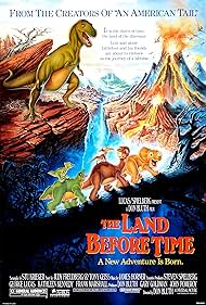 Judith Barsi, Gabriel Damon, Candace Hutson, and Will Ryan in The Land Before Time (1988)