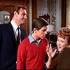 Adam West, Madge Blake, and Burt Ward in Batman (1966)