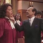 Sherman Hemsley and Roz Ryan in Amen (1986)