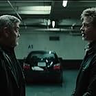 Brad Pitt and George Clooney in Wolfs (2024)