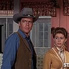 Doug McClure and Roberta Shore in The Virginian (1962)