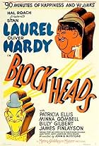 Oliver Hardy, Patricia Ellis, Billy Gilbert, Minna Gombell, and Stan Laurel in Block-Heads (1938)