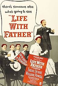 William Powell, Irene Dunne, Johnny Calkins, Jimmy Lydon, Martin Milner, and Derek Scott in Life with Father (1947)
