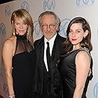 Steven Spielberg, Kate Capshaw, and Sasha Spielberg