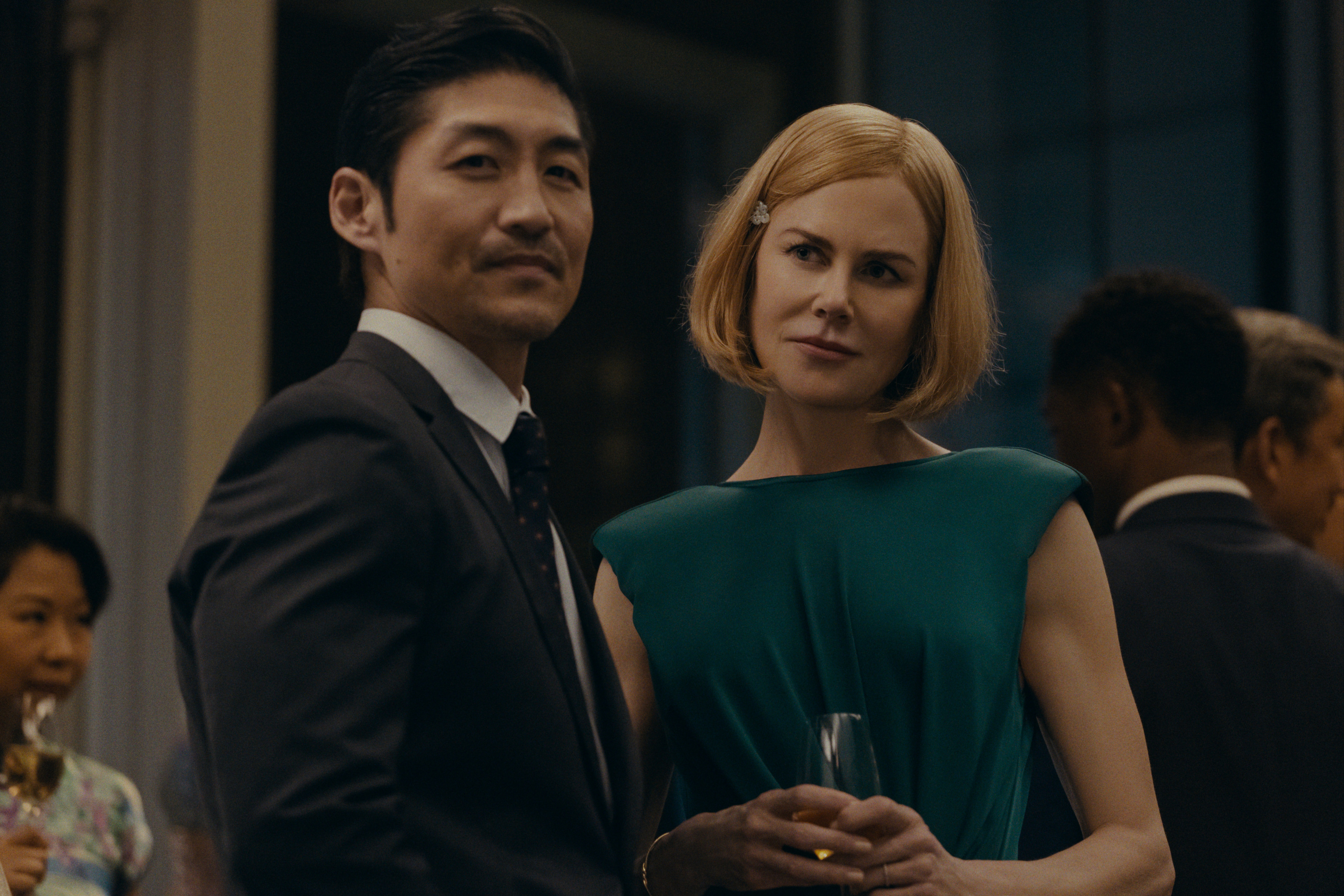 Nicole Kidman and Brian Tee in Expats (2023)