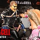 Cody Rhodes, Jonathan Solofa Fatu, and Joshua Samuel Fatu in WWE Hell in a Cell (2014)