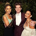 Vanessa Hudgens, Andrew Garfield, and Alexandra Shipp at an event for tick, tick... BOOM! (2021)