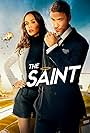 Eliza Dushku and Adam Rayner in The Saint (2017)