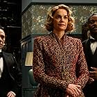 David Oyelowo, Reece Shearsmith, and Ruth Wilson in See How They Run (2022)