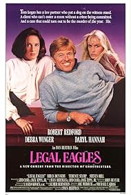 Daryl Hannah, Robert Redford, and Debra Winger in Legal Eagles (1986)