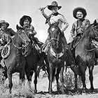 Ernie Adams, Hank Bell, Tom Keene, and Julian Rivero in Beyond the Rockies (1932)