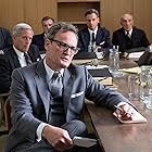 Tony Goldwyn, Macon Blair, Jason Clarke, John Gowans, and Kurt Koehler in Oppenheimer (2023)