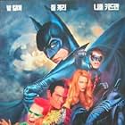Jim Carrey, Tommy Lee Jones, Nicole Kidman, Val Kilmer, and Chris O'Donnell in Batman Forever (1995)