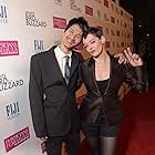 Rose McGowan and Gregg Araki at an event for White Bird in a Blizzard (2014)