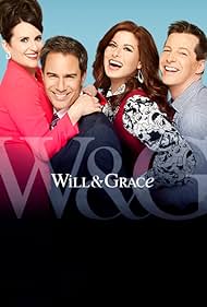 Sean Hayes, Eric McCormack, Debra Messing, and Megan Mullally in Will & Grace (1998)