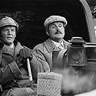 Roger Moore and Patrick Macnee in Sherlock Holmes in New York (1976)