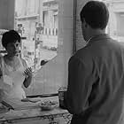 Barbet Schroeder and Claudine Soubrier in The Bakery Girl of Monceau (1963)