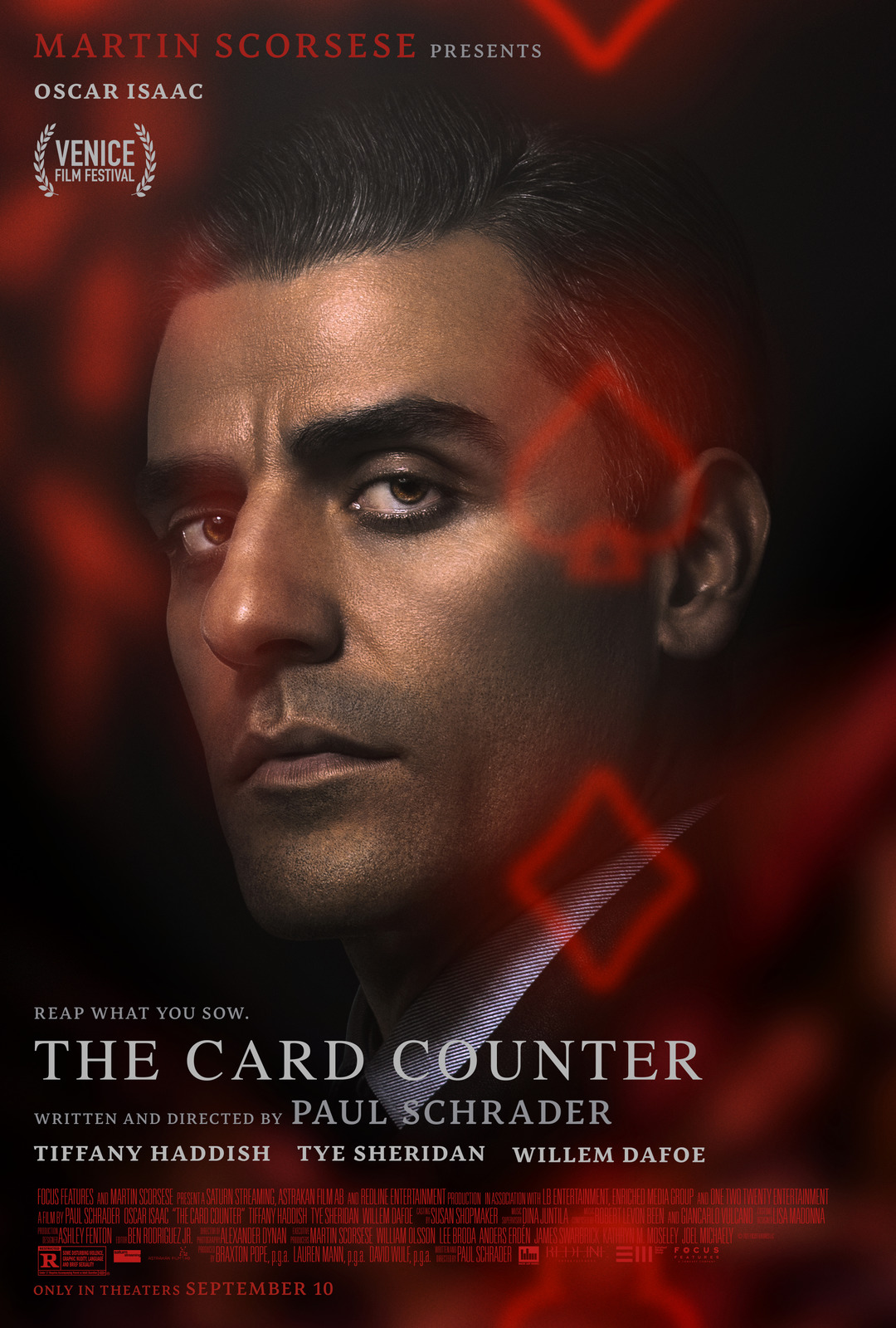 Oscar Isaac in The Card Counter (2021)