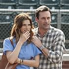 Jon Hamm and Lake Bell in Million Dollar Arm (2014)