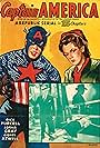 Lorna Gray and Dick Purcell in Captain America (1944)